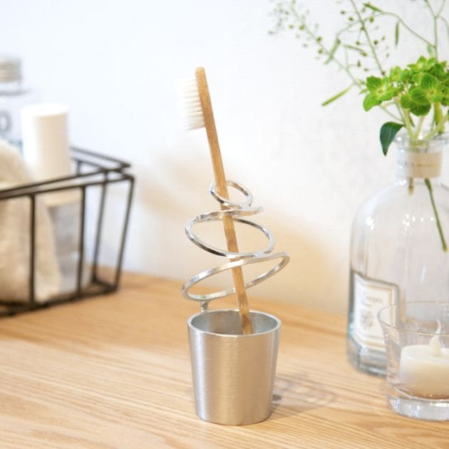 一輪差し HOOP MARU≪在庫確認後、21営業日程で出荷≫ ( 能作 母の日 プレゼント 初任給 ガラス フラワーベース 花器 一輪挿し おすすめ 高岡銅器 )