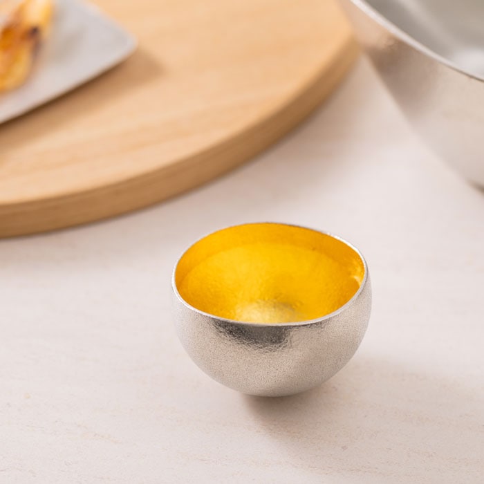 小鉢 Kuzushi Tare 金箔 ミニ≪在庫確認後、21営業日程で出荷≫ ( 能作 母の日 プレゼント 初任給 和食 食器 おつまみ 朝食 料理 高岡銅器 )