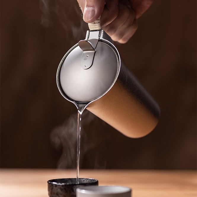 【送料無料】ちろり 蓋付 L≪在庫確認後、21営業日程で出荷≫ ( 能作 名入れ有料 母の日 プレゼント 初任給 酒器 日本酒 冷酒 片口 おすすめ 高岡銅器 )