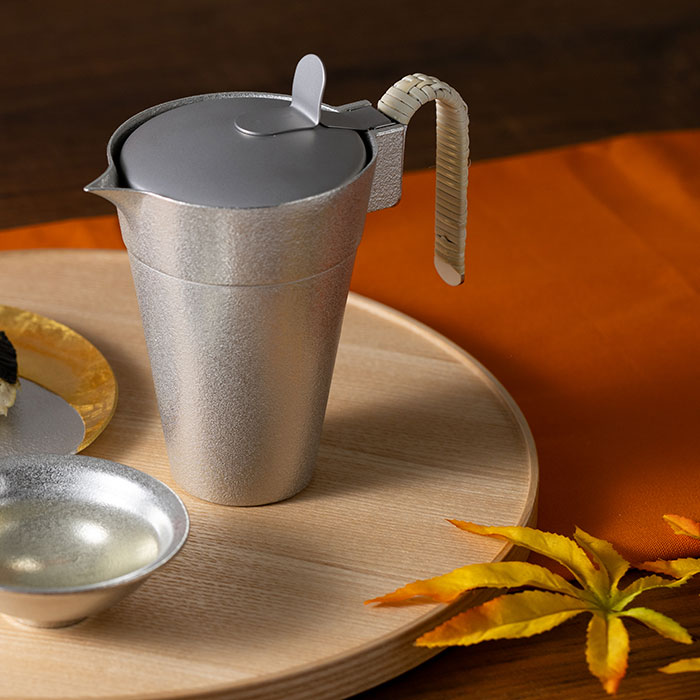 【送料無料】ちろり 蓋付 S≪在庫確認後、21営業日程で出荷≫ ( 能作 名入れ有料 母の日 プレゼント 初任給 酒器 日本酒 冷酒 片口 おすすめ 高岡銅器 )