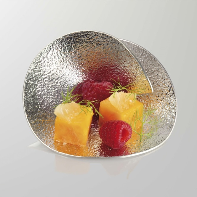 小皿 エクスクルーシブ≪在庫確認後、21営業日程で出荷≫ ( 能作 母の日 プレゼント 初任給 プレート 醤油皿 豆皿 和食 洋食 高岡銅器 )