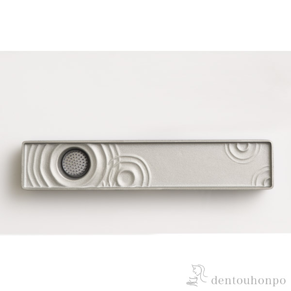 水盤 雫影 SLIM　墨黒 剣山付≪在庫確認後、10~14営業日程で出荷≫ ( 母の日 プレゼント 初任給 花器 いけばな 生け花 おしゃれ おすすめ 高岡銅器 )