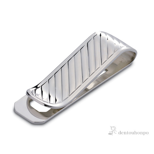 【送料無料】銀製 マネークリップ ライン≪在庫確認後、10~14営業日程で出荷予定≫ ( シューホーン くつべら 靴ベラ おしゃれ ブランド 東京銀器（銀工芸） )