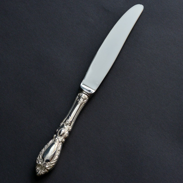 【送料無料】銀製 キングリチャード デザートナイフ≪1ヶ月程で出荷予定≫ ( 退職祝い 定年 セット ティー コーヒー デザート 出産祝い 東京銀器（銀工芸） )