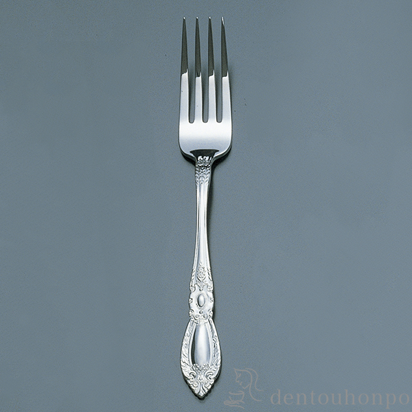 【送料無料】銀製 キングリチャード デザートフォーク≪在庫確認後、10~14営業日程で出荷≫ ( 退職祝い 定年 セット ティー コーヒー デザート 出産祝い 東京銀器（銀工芸） )