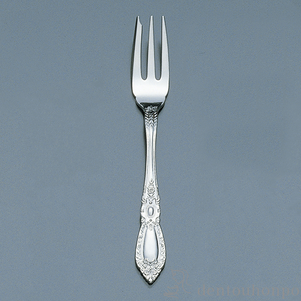 【送料無料】銀製 キングリチャード ケーキフォーク≪在庫確認後、10~14営業日程で出荷≫ ( 退職祝い 定年 セット ティー コーヒー デザート 出産祝い 東京銀器（銀工芸） )