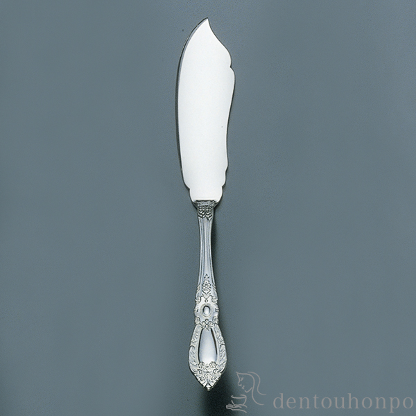 【送料無料】銀製 キングリチャード バターナイフ 大型≪在庫確認後、10~14営業日程で出荷≫ ( 退職祝い 定年 セット ティー コーヒー デザート 出産祝い 東京銀器（銀工芸） )