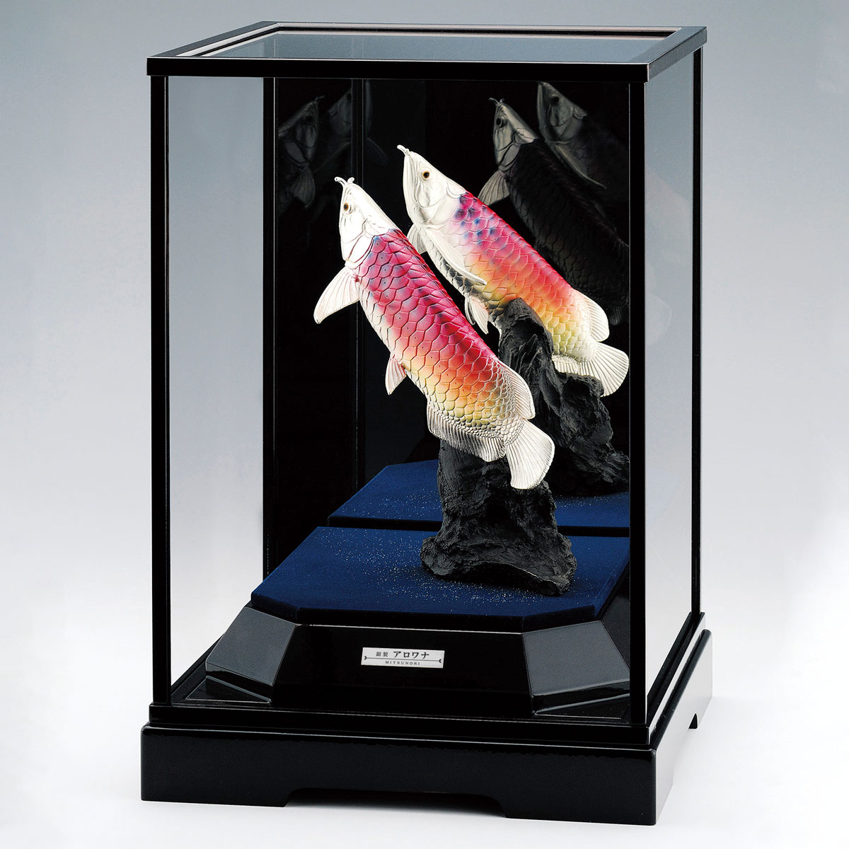 【送料無料】銀製 アロワナ R LPC 120g≪在庫確認後、10~14営業日程で出荷≫ ( 高級 コレクション 美術品 工芸品 伝統 東京銀器（銀工芸） )