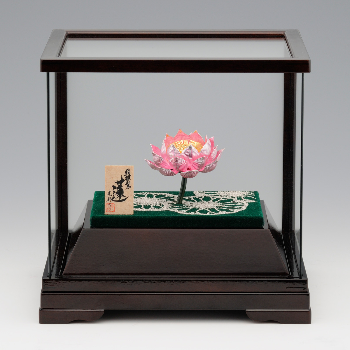 【送料無料】銀製 蓮 C 29g≪在庫確認後、10~14営業日程で出荷≫ ( 高級 コレクション 美術品 工芸品 伝統 東京銀器（銀工芸） )