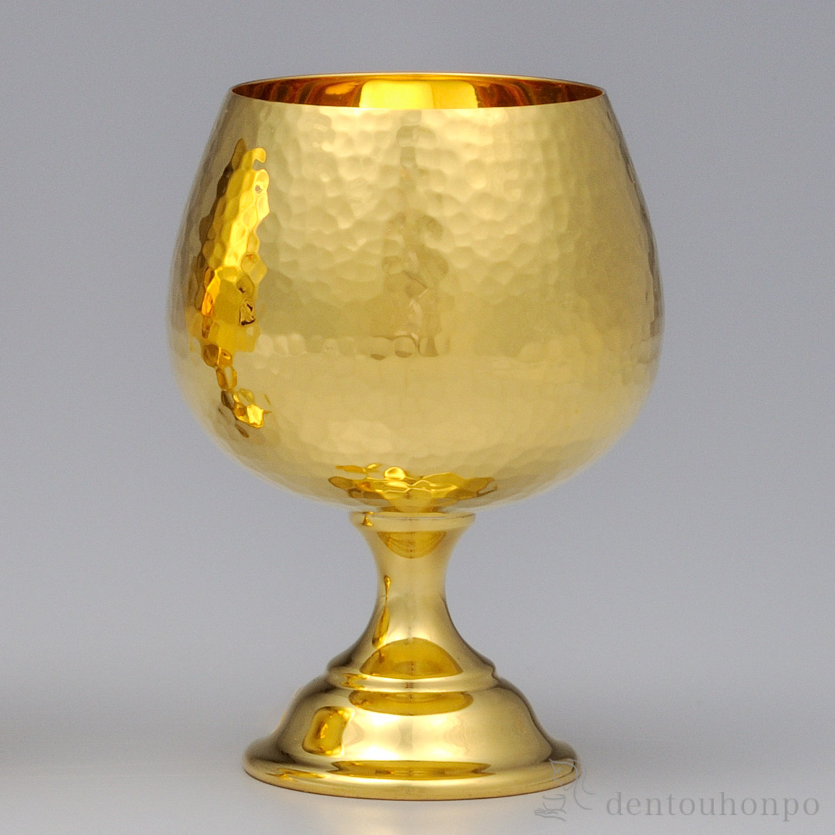 【送料無料】純金 ブランデー 鎚目 B 110g≪1ヶ月程で出荷予定≫ ( 木札名入れ有料 高級 コレクション 美術品 工芸品 伝統 東京銀器（金工芸） )