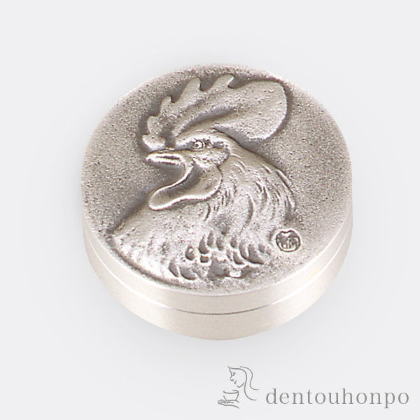 【送料無料】銅製 肉池 春鶏 銀メッキ≪在庫確認後、1~3営業日で出荷≫ ( ケース 高級 人気 お土産 おすすめ 高岡銅器 )