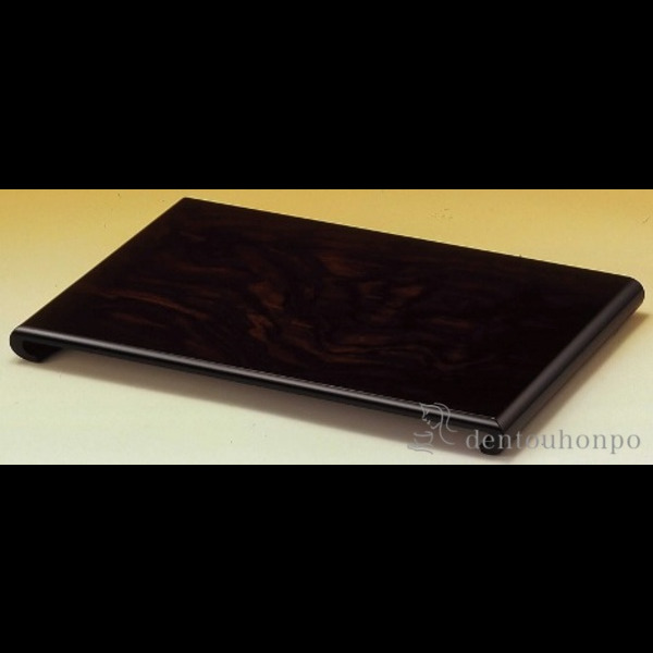 クリ台 黒檀色 10号≪在庫確認後、1~3営業日で出荷≫ ( 木札名入れ有料 床の間 玄関 花瓶 香炉 仏間 高岡銅器 )