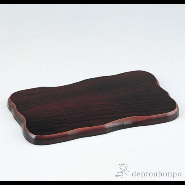 並板 紫檀色 16号≪在庫確認後、1~3営業日で出荷≫ ( 木札名入れ有料 床の間 玄関 花瓶 香炉 仏間 高岡銅器 )