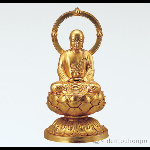 【送料無料】銅製 地蔵菩薩 金箔≪在庫確認後、1~3営業日で出荷≫ ( 木札名入れ有料 仏像 お寺 日本 屋外 屋内 高岡銅器 )
