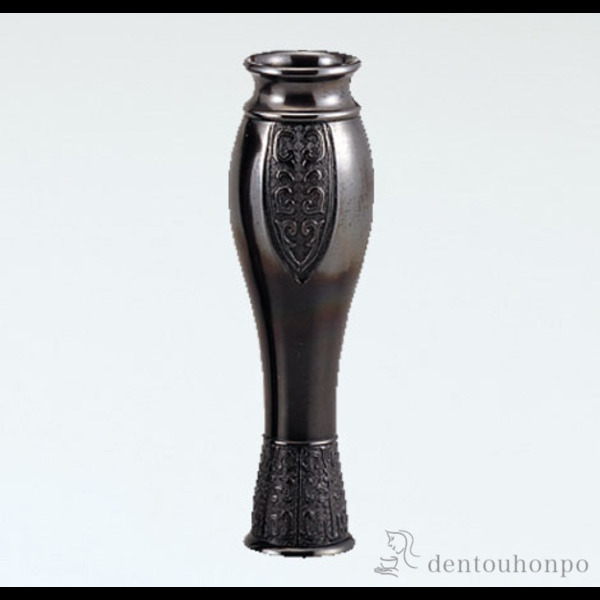 【送料無料】銅製花器 惺斎好 腰黒≪在庫確認後、1~3営業日で出荷≫ ( 茶器 抹茶 湯沸かし 茶室 人気 高岡銅器 )