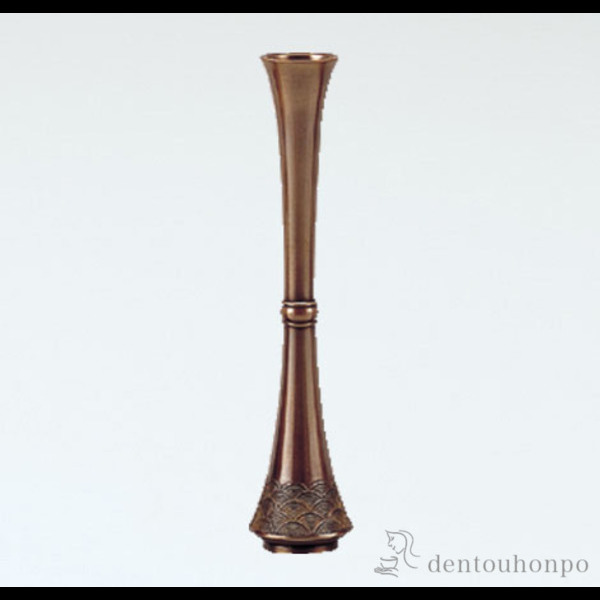 【送料無料】銅製花器 杵型青海波≪在庫確認後、1~3営業日で出荷≫ ( 茶器 抹茶 湯沸かし 茶室 人気 高岡銅器 )