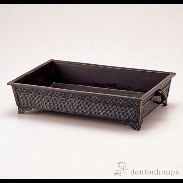 【送料無料】銅製 水盤 四海波 16号≪在庫確認後、1~3営業日で出荷≫ ( 花道 華道 人気 おすすめ 洋室 高岡銅器 )