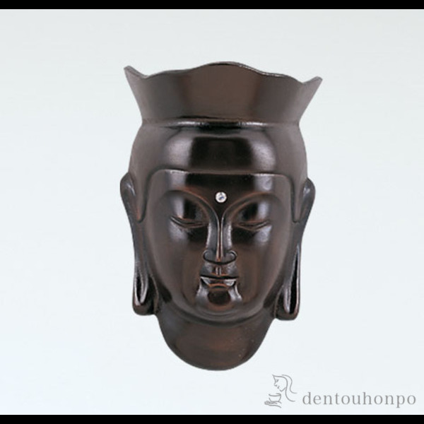 【送料無料】弥勒菩薩広隆寺 鉄製 中≪在庫確認後、1~3営業日で出荷≫ ( 木札名入れ有料 おめん 御面 お土産 人気 おすすめ 高岡銅器 )