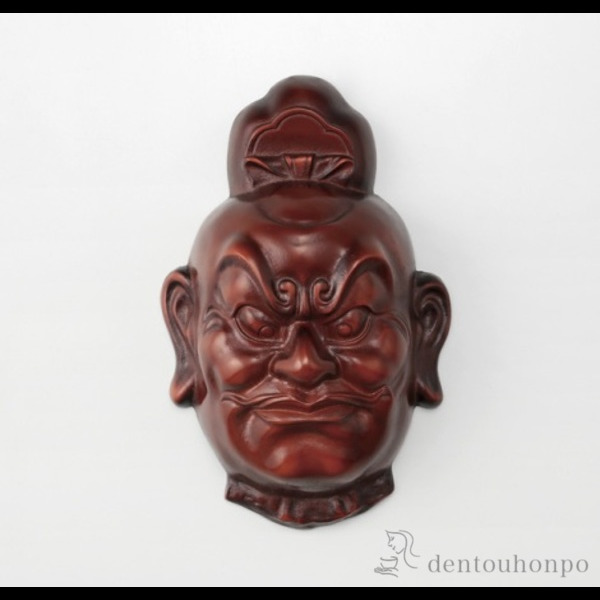 【送料無料】仁王面 鉄製 ウ形≪在庫確認後、1~3営業日で出荷≫ ( 木札名入れ有料 おめん 御面 お土産 人気 おすすめ 高岡銅器 )