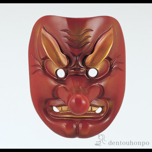 【送料無料】天狗面 鉄製≪在庫確認後、1~3営業日で出荷≫ ( 木札名入れ有料 おめん 御面 お土産 人気 おすすめ 高岡銅器 )