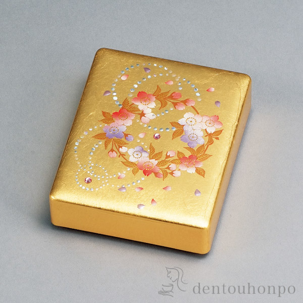 印鑑入れ かりん≪在庫確認後、1~3営業日で出荷≫ ( 名入れ有料 アクセサリー入れ 収納ボックス ケース BOX 宝物 山中漆器 )