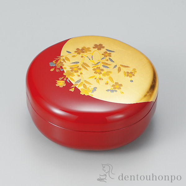 【送料無料】菓子器 さくら ≪在庫確認後、1~3営業日で出荷≫ ( 名入れ有料 和食 セット おつまみ お祝い 女性 山中漆器 )