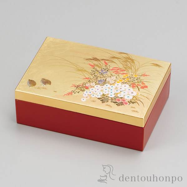 【送料無料】アクセサリーＢＯＸ みやび≪在庫確認後、1~3営業日で出荷≫ ( 名入れ有料 アクセサリー入れ 収納ボックス ケース お祝い 女性 山中漆器 )