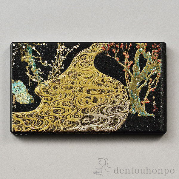 ＬＥＤスライドルーペ 光琳梅≪在庫確認後、1~3営業日で出荷≫ ( 名入れ有料 退職祝い 定年 ライト付き LED 読書 携帯 人気 山中漆器 )