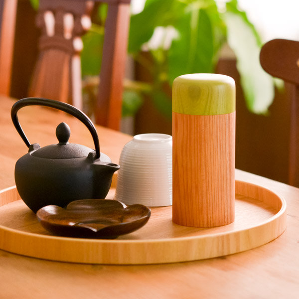 【送料無料】茶筒 彩いろ うぐいす≪在庫確認後、1~3営業日で出荷≫ ( 茶道 茶入れ 日本茶 中国茶 おすすめ 山中漆器 )