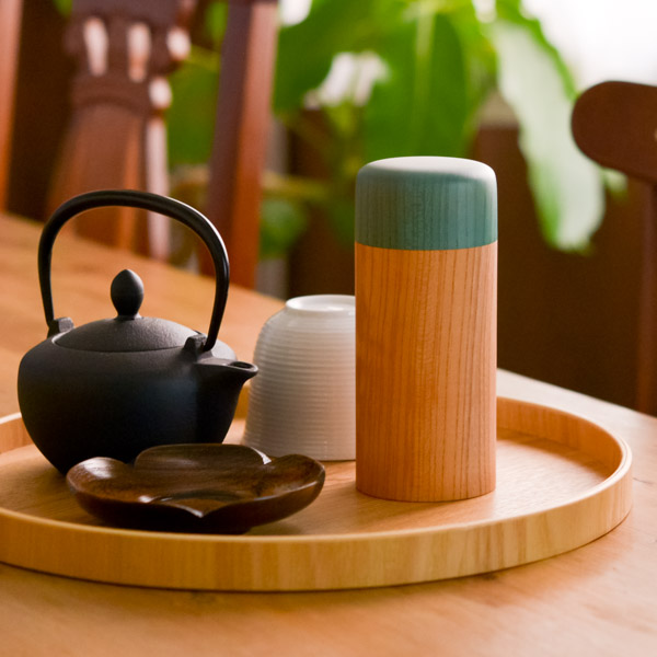 【送料無料】茶筒 彩いろ ひすい≪在庫確認後、1~3営業日で出荷≫ ( 茶道 茶入れ 日本茶 中国茶 おすすめ 山中漆器 )