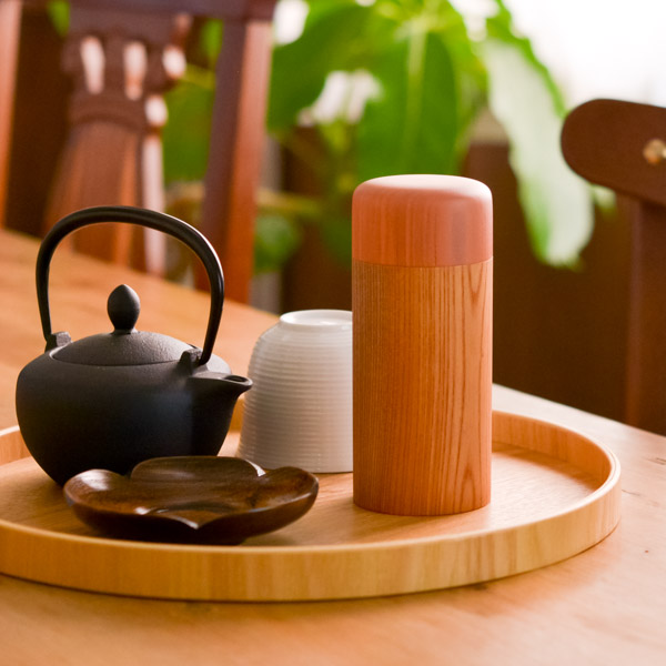 【送料無料】茶筒 彩いろ もも≪在庫確認後、1~3営業日で出荷≫ ( 茶道 茶入れ 日本茶 中国茶 おすすめ 山中漆器 )