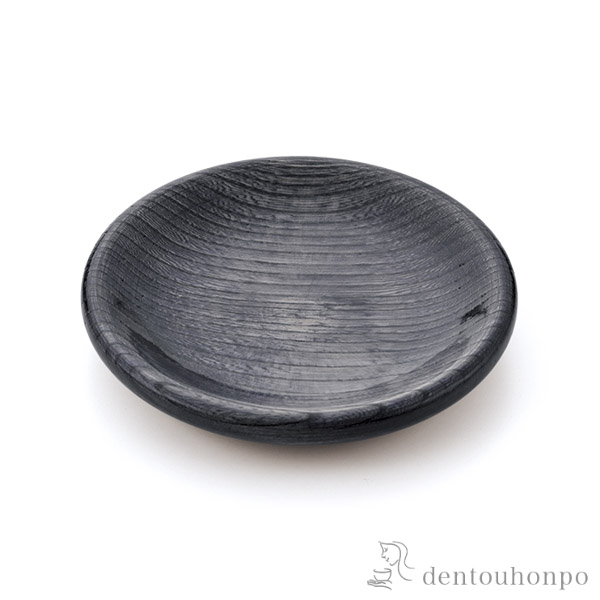 豆皿 栓3.5豆皿　Colorful ブラック≪在庫確認後、1~3営業日で出荷≫ ( セット 醤油皿 豆皿 和食 洋食 山中漆器 )