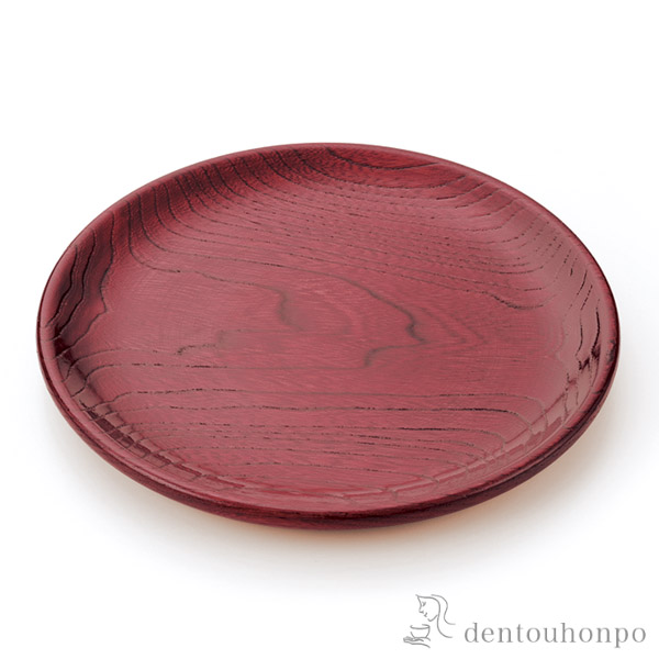 【送料無料】パン皿 栓6.5パン皿　Colorful レッド　≪在庫確認後、1~3営業日で出荷≫ ( セット おつまみ 料理 和食 洋食 山中漆器 )