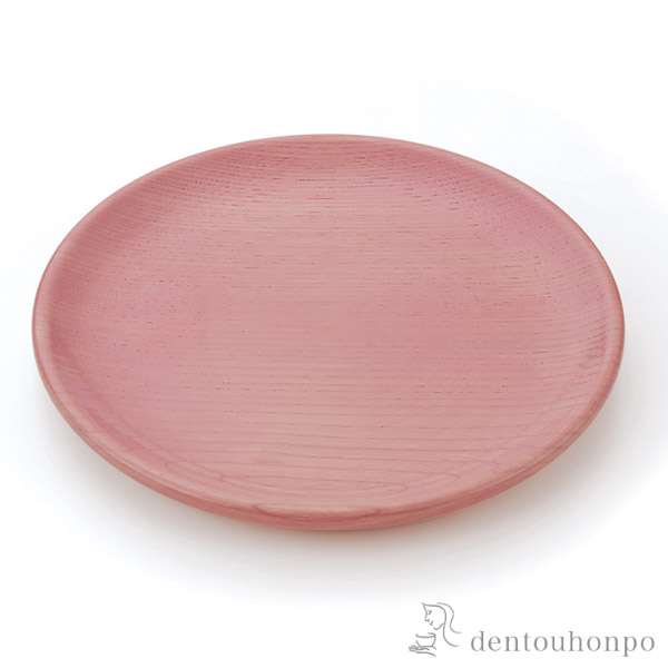 【送料無料】パン皿 栓6.5パン皿　Colorful ピンク≪在庫確認後、1~3営業日で出荷≫ ( セット おつまみ 料理 和食 洋食 山中漆器 )