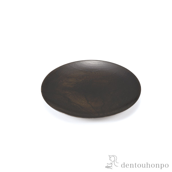 【送料無料】皿 栓5.5皿 黒摺≪在庫確認後、1~3営業日で出荷≫ ( セット おつまみ 料理 和食 洋食 山中漆器 )