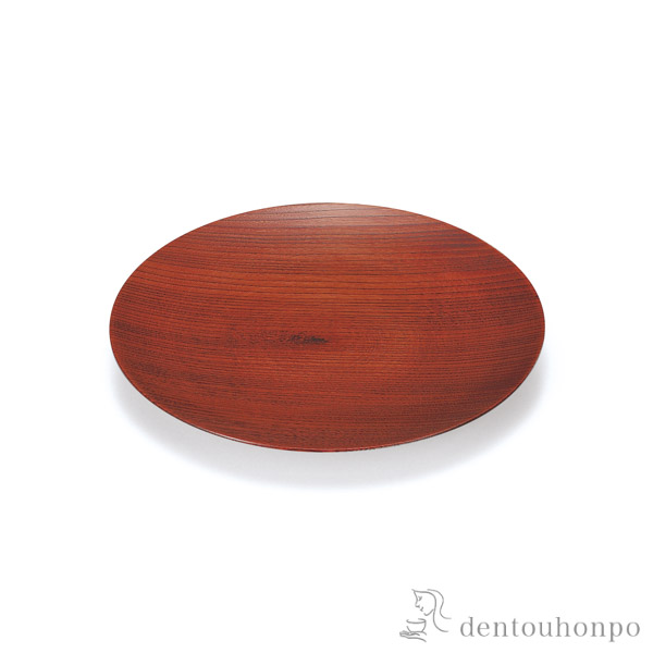 【送料無料】皿 栓7.0盛皿 赤摺≪在庫確認後、1~3営業日で出荷≫ ( 盛皿 プレート テーブルウェア 食器 パーティー 山中漆器 )