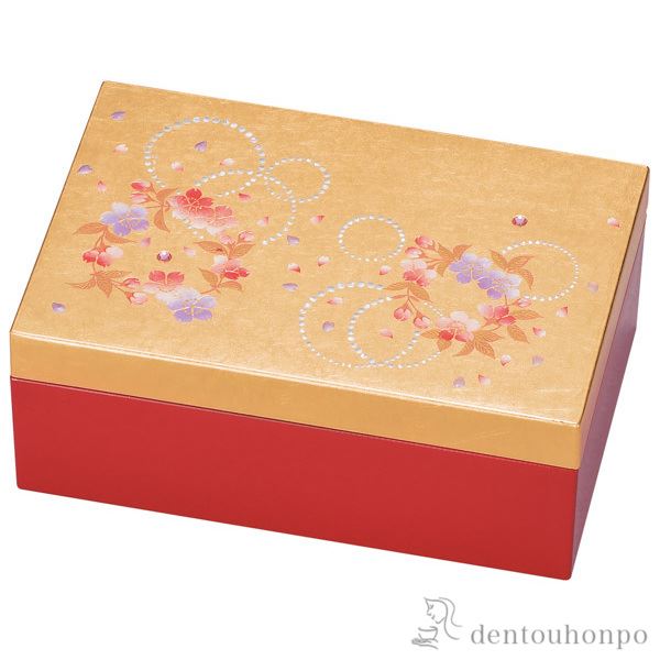 【送料無料】プチアクセサリーBOX かりん≪在庫確認後、1~3営業日で出荷≫ ( 名入れ有料 アクセサリー入れ 収納ボックス ケース BOX 宝物 山中漆器 )