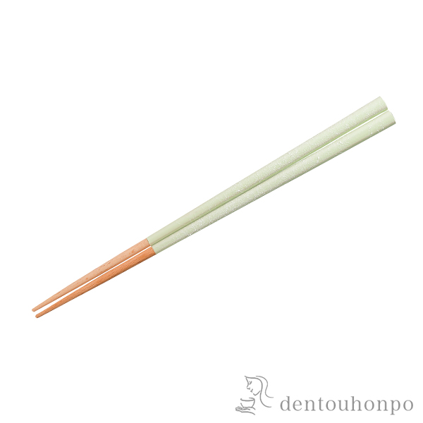 【送料無料】箸 緑≪在庫確認後、1~3営業日で出荷≫ ( お箸 プレゼント セット 高級箸 塗り箸 山中漆器 )