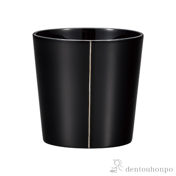 【送料無料】カップ 黒≪在庫確認後、1~3営業日で出荷≫ ( 名入れ有料 焼酎グラス ビアカップ ビールグラス フリーカップ グラス 山中漆器 )