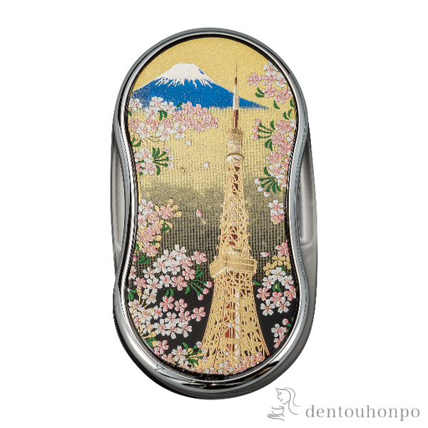 【送料無料】ルーペ 東京タワー≪在庫確認後、1~3営業日で出荷≫ ( 名入れ有料 ライト付き LED 読書 携帯 人気 山中漆器 )