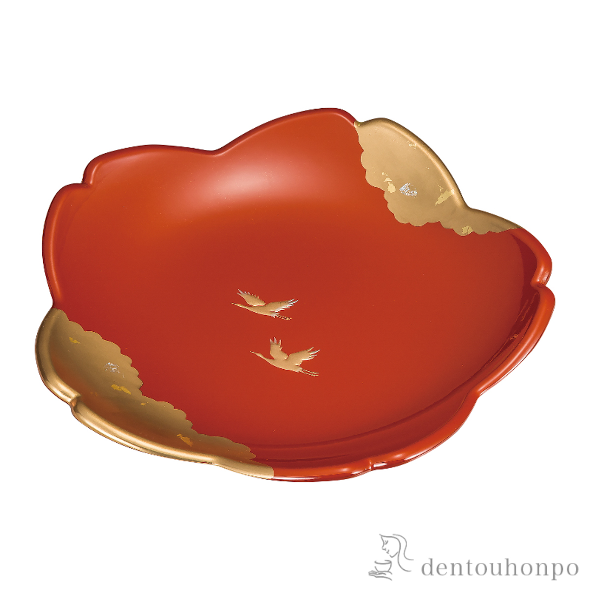 【送料無料】桜鉢 光輝 洗朱≪在庫確認後、1~3営業日で出荷≫ ( 和食 食器 料理 食器 パーティー 山中漆器 )