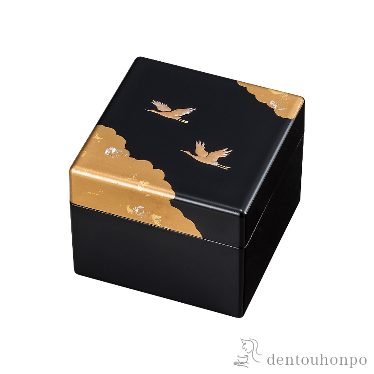 姫小箱 光輝 黒≪在庫確認後、1~3営業日で出荷≫ ( 名入れ有料 アクセサリー入れ 収納ボックス ケース BOX 宝物 山中漆器 )