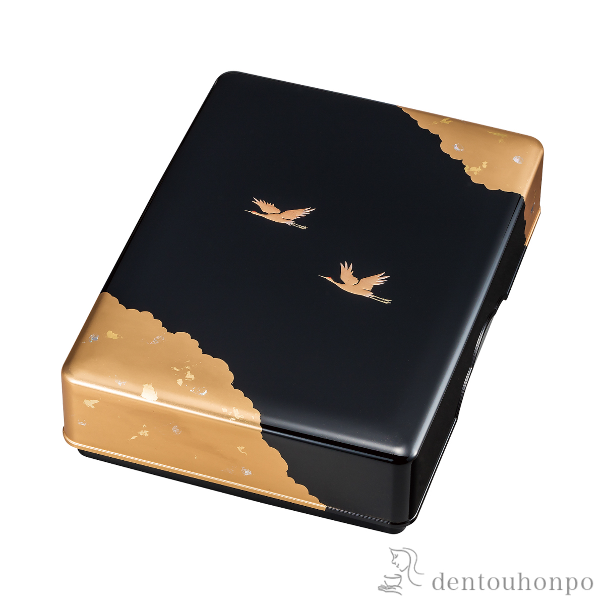 多用文庫 光輝 黒 11.5号≪在庫確認後、1~3営業日で出荷≫ ( 名入れ有料 アクセサリー入れ 収納ボックス ケース BOX 宝物 山中漆器 )