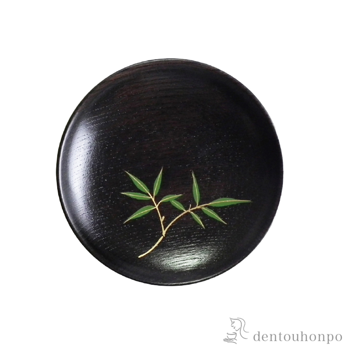 【送料無料】木製まめ皿 神代色 竹≪在庫確認後、10~14営業日程で出荷≫ ( プレート 醤油皿 豆皿 和食 洋食 山中漆器 )