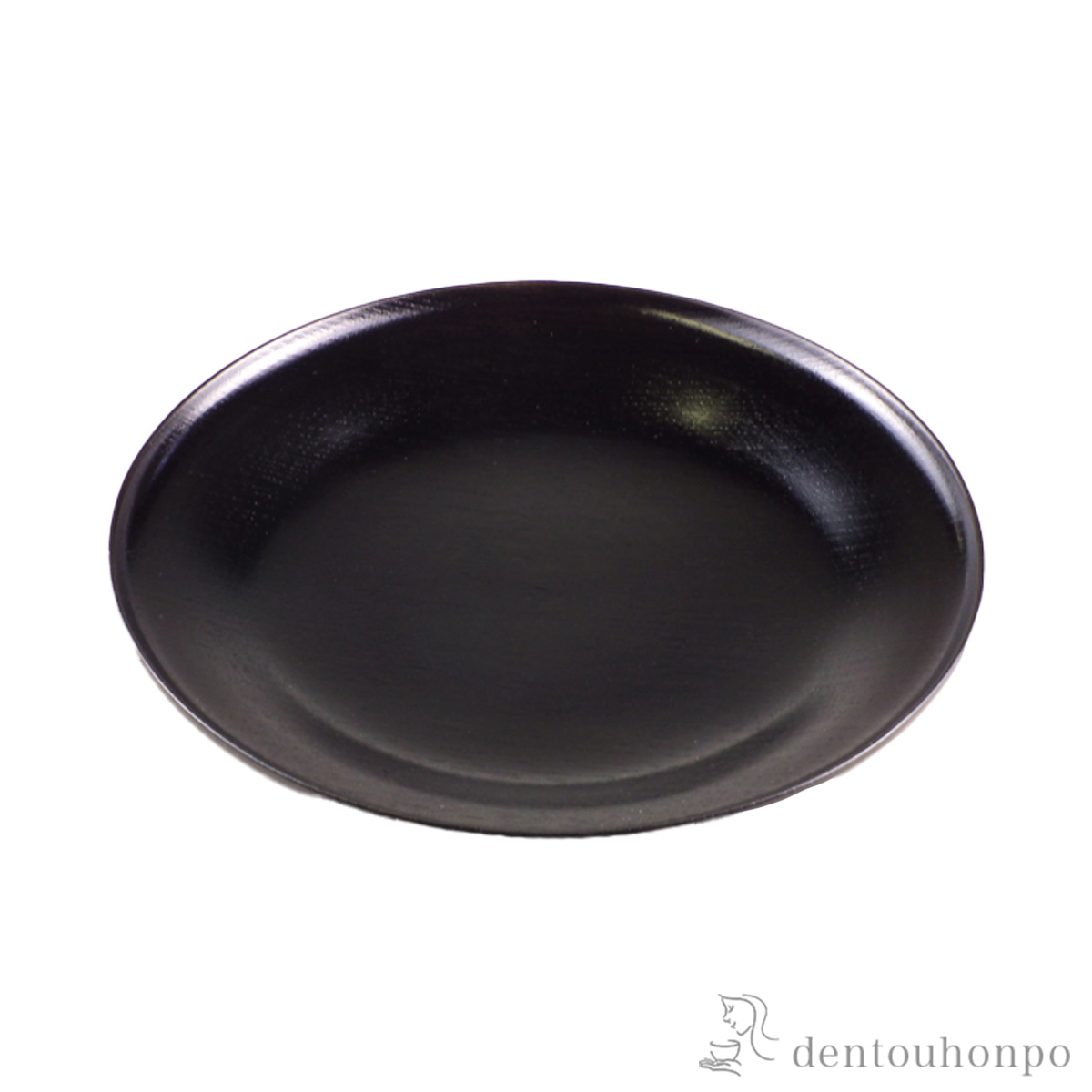 【送料無料】木製中皿 神代色 166mm≪在庫確認後、7営業日程で出荷≫ ( プレート 醤油皿 豆皿 和食 洋食 山中漆器 )