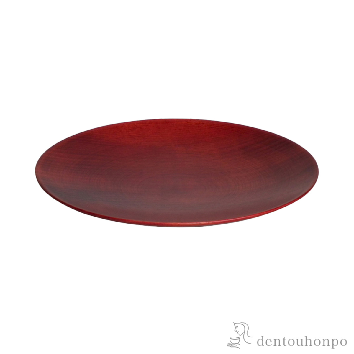 【送料無料】木製浅盛皿 茜色 150mm≪在庫確認後、7営業日程で出荷≫ ( プレート 醤油皿 豆皿 和食 洋食 山中漆器 )