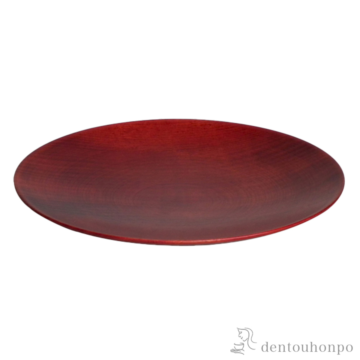 【送料無料】木製浅盛皿 茜色 270mm≪在庫確認後、7営業日程で出荷≫ ( 盛皿 プレート テーブルウェア 食器 パーティー 山中漆器 )