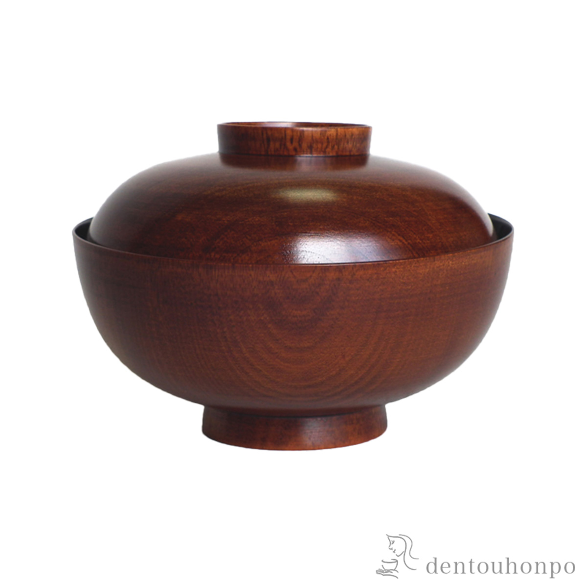 【送料無料】木製吸物椀 すり漆≪在庫確認後、7営業日程で出荷≫ ( 雑煮椀 お椀 お吸い物 味噌汁 おすすめ 山中漆器 )