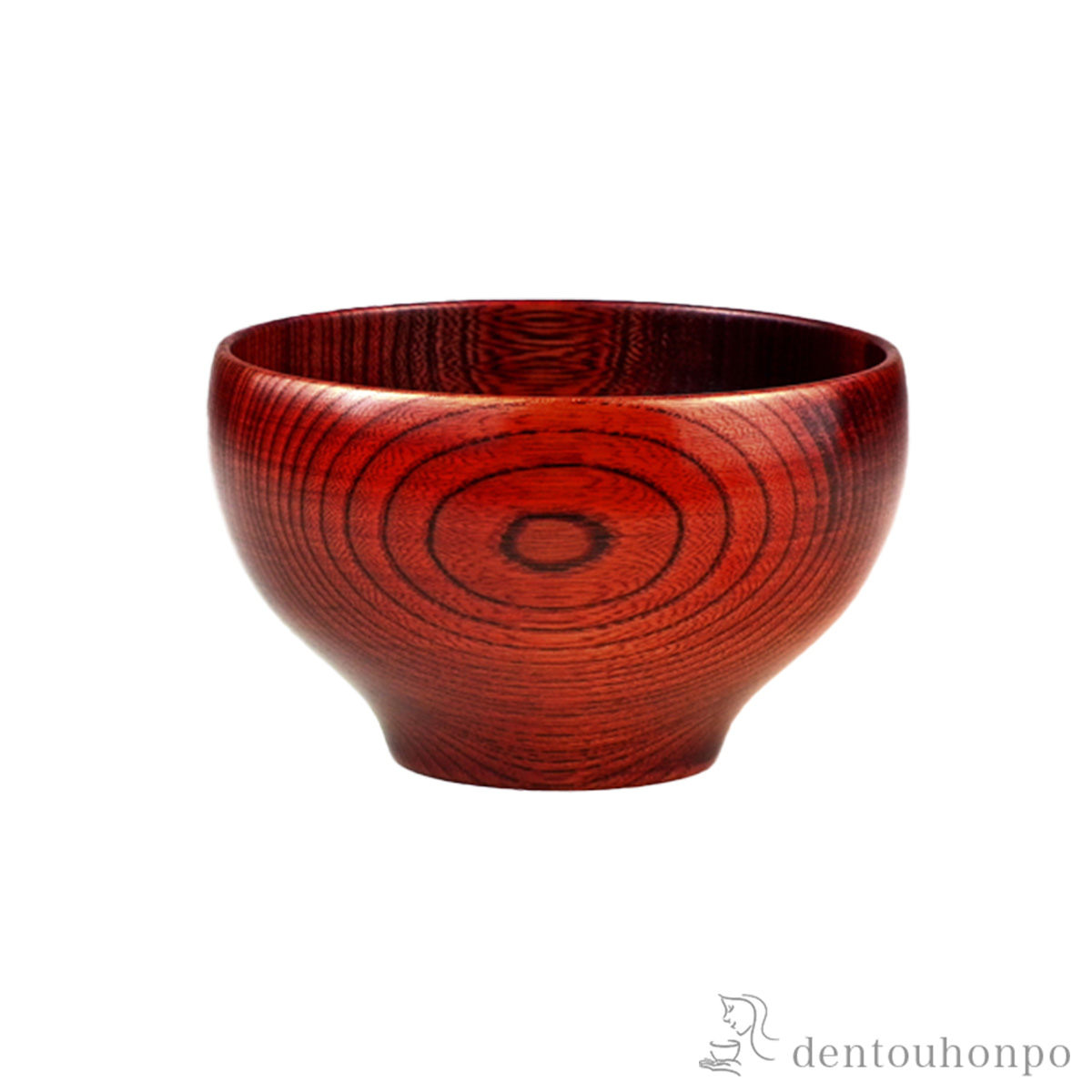 【送料無料】木製汁椀 茜色≪在庫確認後、7営業日程で出荷≫ ( 雑煮椀 お椀 お吸い物 味噌汁 おすすめ 山中漆器 )