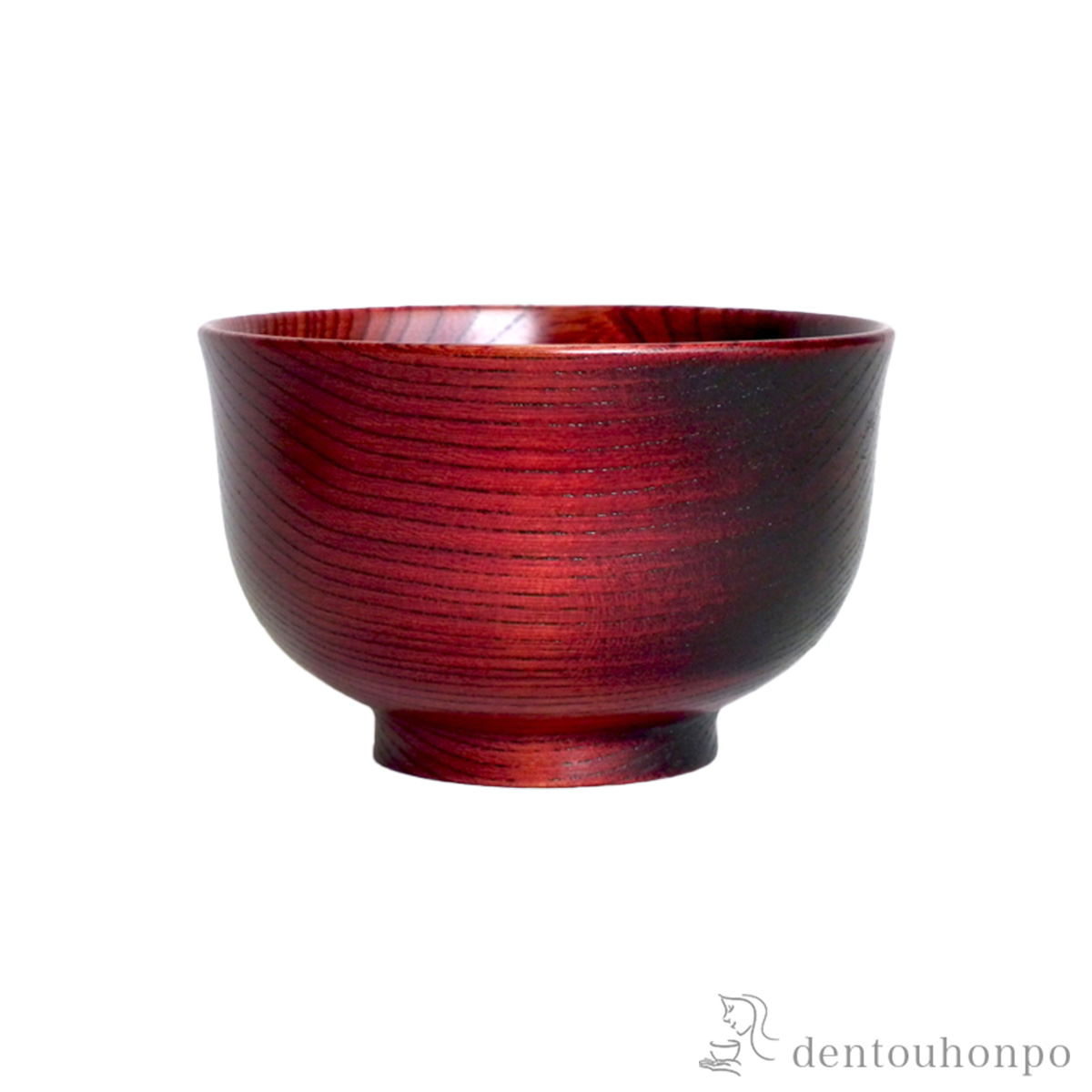 【送料無料】木製汁椀 茜色≪在庫確認後、7営業日程で出荷≫ ( 雑煮椀 お椀 お吸い物 味噌汁 おすすめ 山中漆器 )